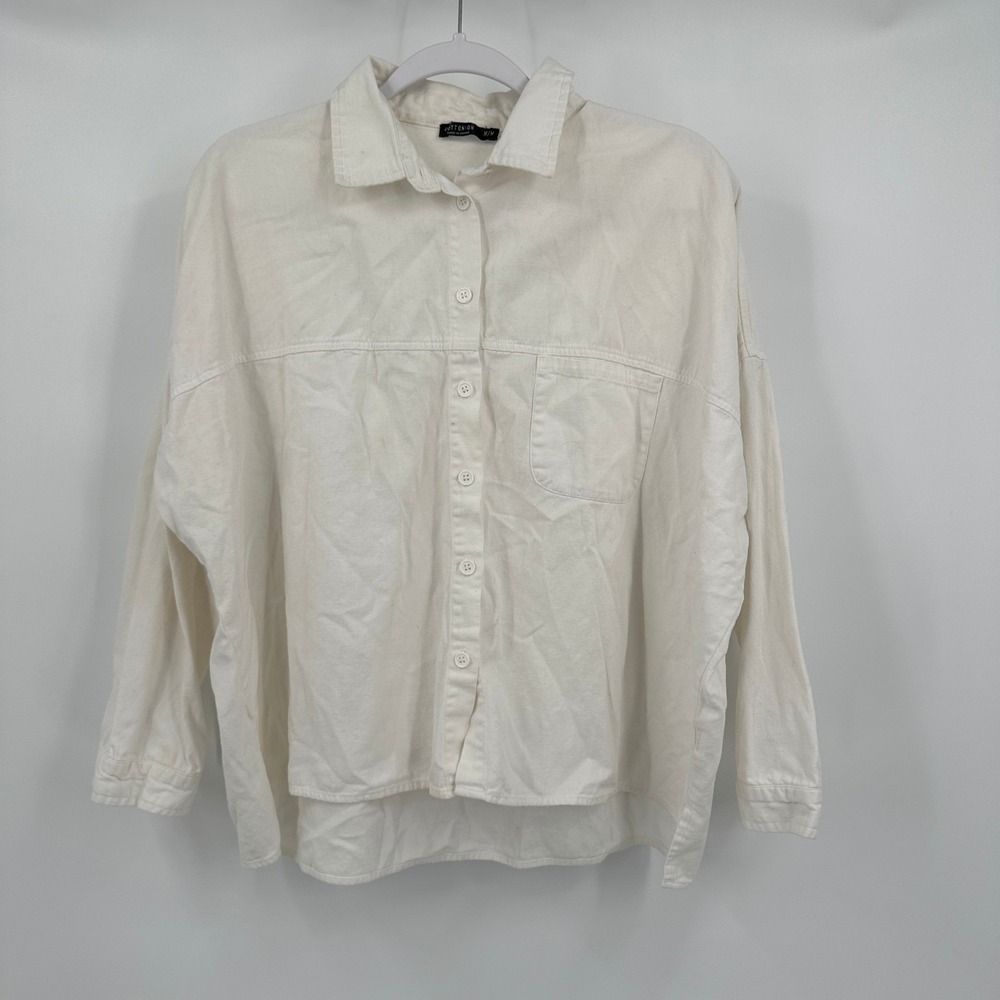 Cotton On Womens Old Money Minimalist Top Size M Oversized Scandi Capsule